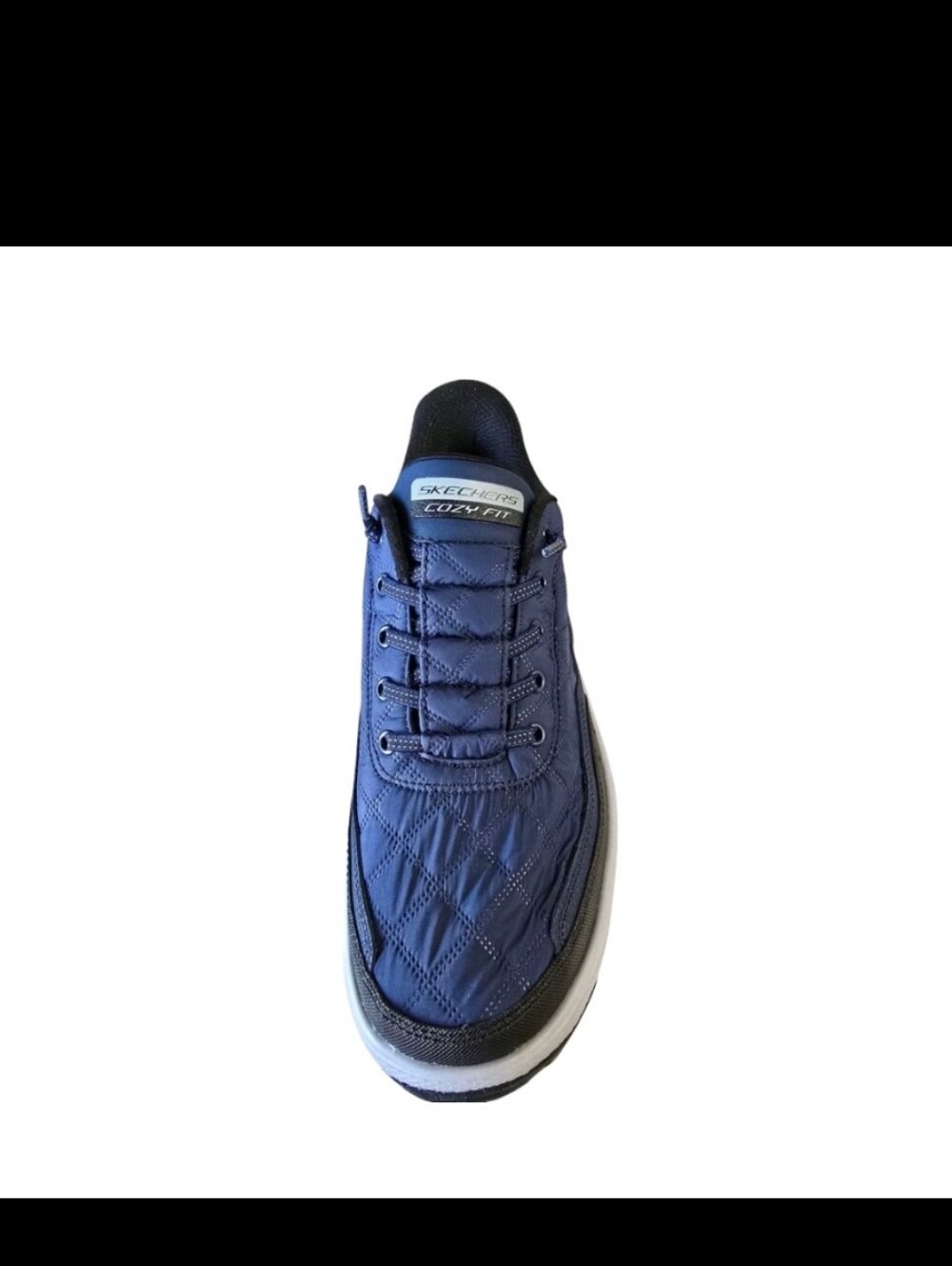 Skechers Men's Slip-Ins Navy/Black | Cozy Fit & Hands-Free Hands-free, Vegan, Me - Picture 7 of 9